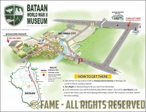 BataanWWIIMuseumMap