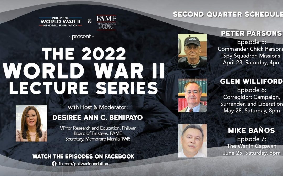 2022 World War II Lecture Series (Episode 5: Peter Parsons – 4/23/2022)